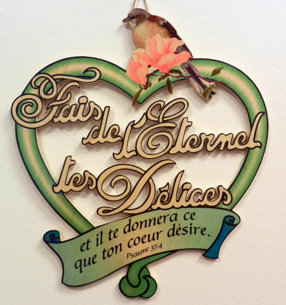 Bois, "Fais de l'Éternel tes délices" (Cœur) - Psaume 37:4