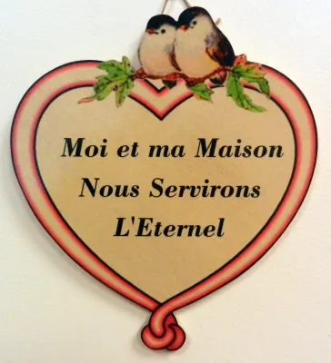 Bois cœur et oiseau, Moi et ma maison