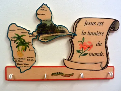 Accroche-clés Guadeloupe - Versets divers