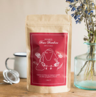 Rooibos Fraise Framboise - Sachet 50g