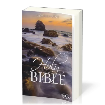 Anglais, Bible, NKJV, brochée, couverture illustrée, gros caractères