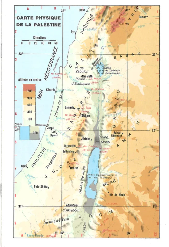 Cartes bibliques [Grand format 14.5 x 23.5 cm] - Cahier 8 pages