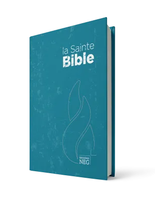 Bible Segond NEG compacte - couverture rigide imprimée bleue pacifique