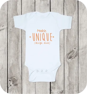 Body 100 % coton - 3/6 mois "Modèle unique design divin"