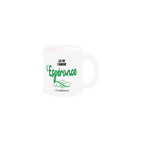 Mug "L'Espérance" 1 Corinthiens 13