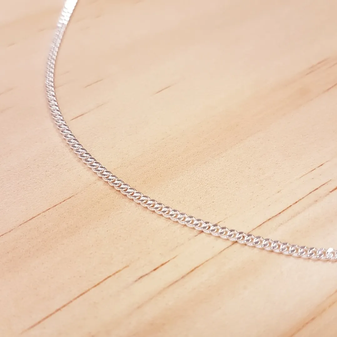 Chaîne Gourmette Argent 4.17 g - 50cm