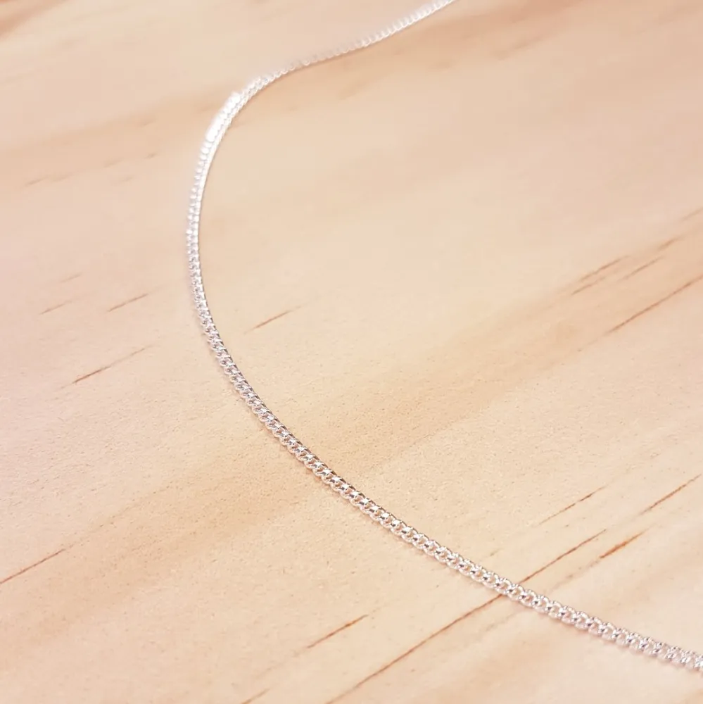 Chaîne Gourmette Argent 2.04 g - 50 cm