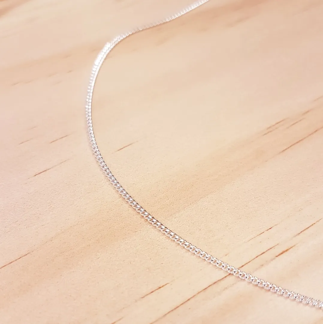 Chaîne Gourmette Argent 2.04 g - 50 cm