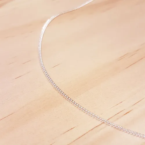 Chaîne Gourmette Argent 2.04 g - 50 cm
