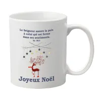Mug "Le Seigneur assure la Paix […]" Es 26.3 - Joyeux Noël