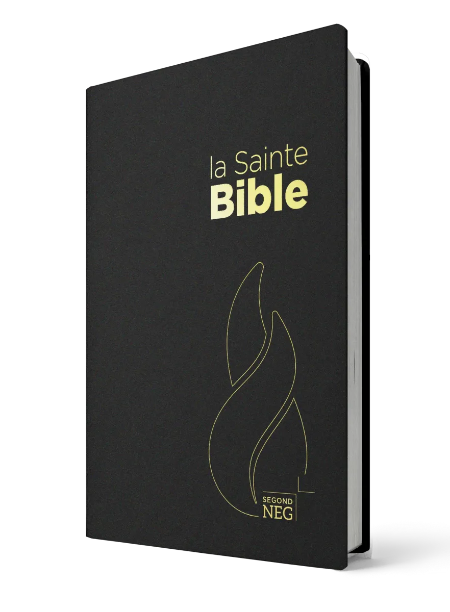 Bible Segond NEG, compacte, noire - couverture souple, flexa