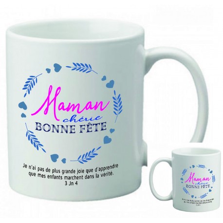 Mug "Je n'ai pas de plus grande joie…" 3 Jean 1.4 - Fëte des mères