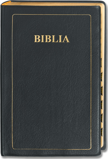 Swahili, Bible, reliée, souple, noire, tranche rouge - traduction traditionnelle