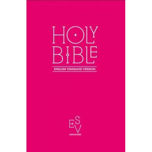 Anglais, Bible ESV - brochée, rose