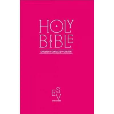 Anglais, Bible ESV - brochée, rose