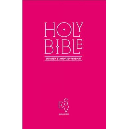 Anglais, Bible ESV - brochée, rose