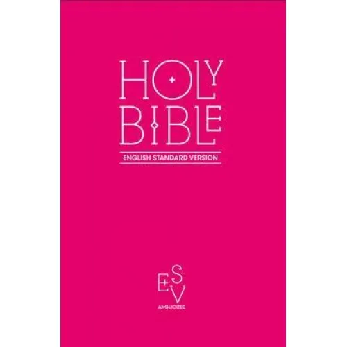 Anglais, Bible ESV - brochée, rose