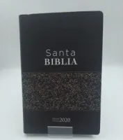 Espagnol, Bible Reina Valera 2020, flexible marron avec motifs feuillage