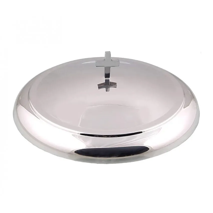 Couvercle plateau acier inoxydable finition miroir - [article de Sainte-Cène]