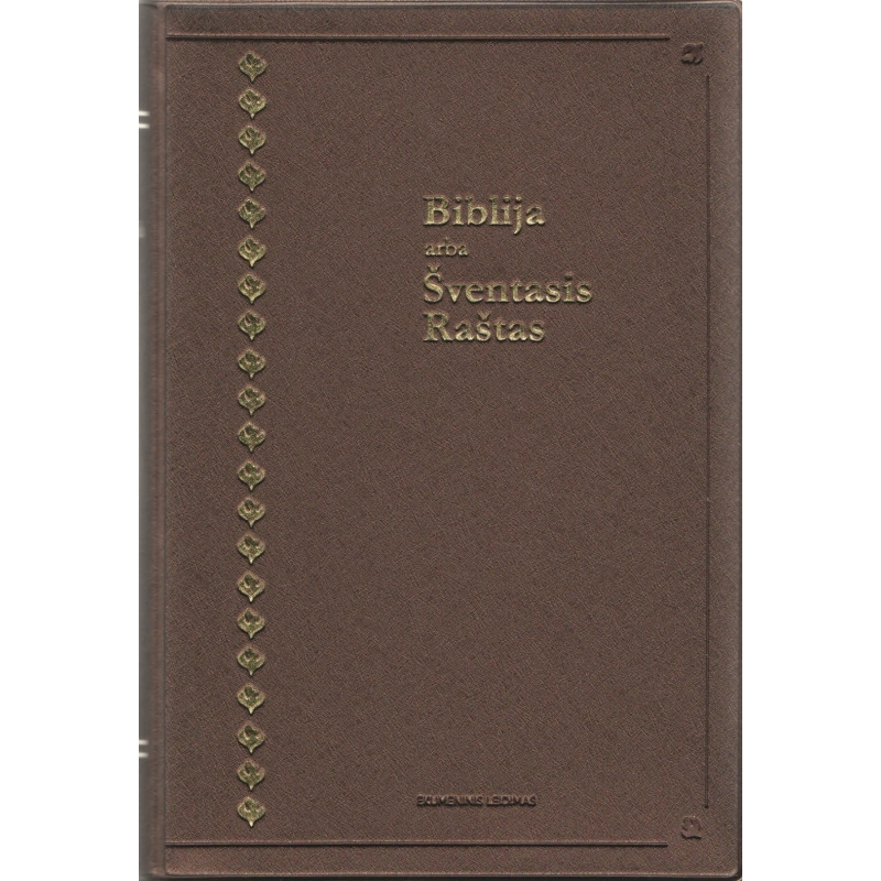 Lituanien, Bible avec deutérocanoniques, onglets, couverture souple