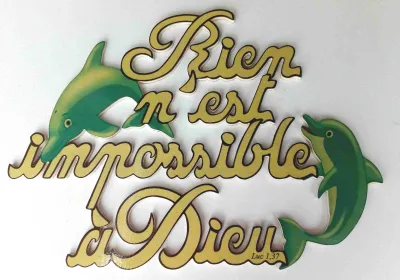 Bois, Rien n'est impossible à Dieu - Luc 1.37