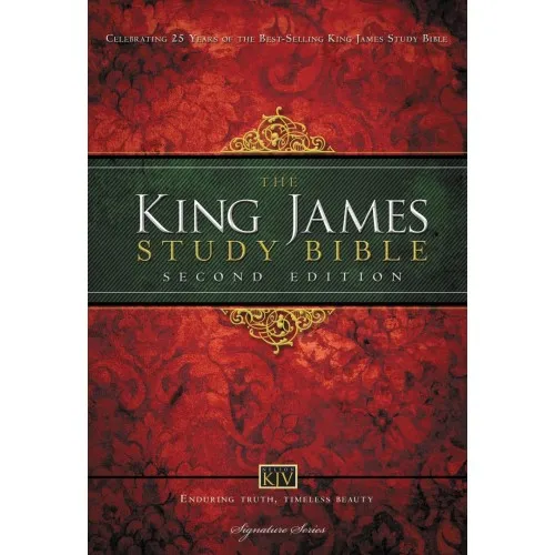 Anglais, Bible d'étude KJV, grands caractères, rigide - KJV Study Bible, 2nd Edition