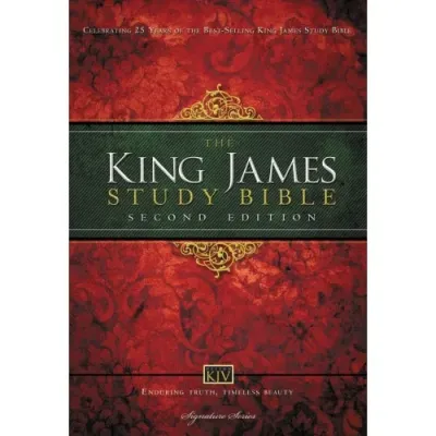 Anglais, Study Bible KJV - Bible d'étude KJV, gros caractères, rigide
