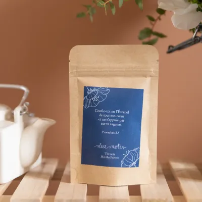 Thé noir Menthe Poivrée - Sachet 50g