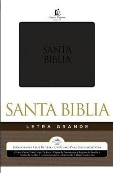 Espagnol, Bible Reina Valera 1960, gros caracteres, souple, similicuir, noir