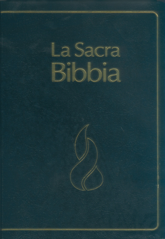 ITALIEN, BIBLE NR, ETUDE A PARALLELES, FIBRO, NOIR, ONGLETS, TR. OR