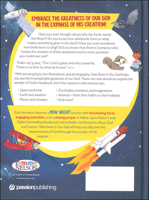 How Great is Our God - 100 Indescribable Devotions for Kids About God & Science