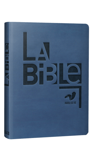 Bible Parole de Vie, compacte, bleue - couverture souple, vivella, sans deutérocanoniques