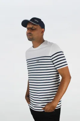 Marinière blanche homme