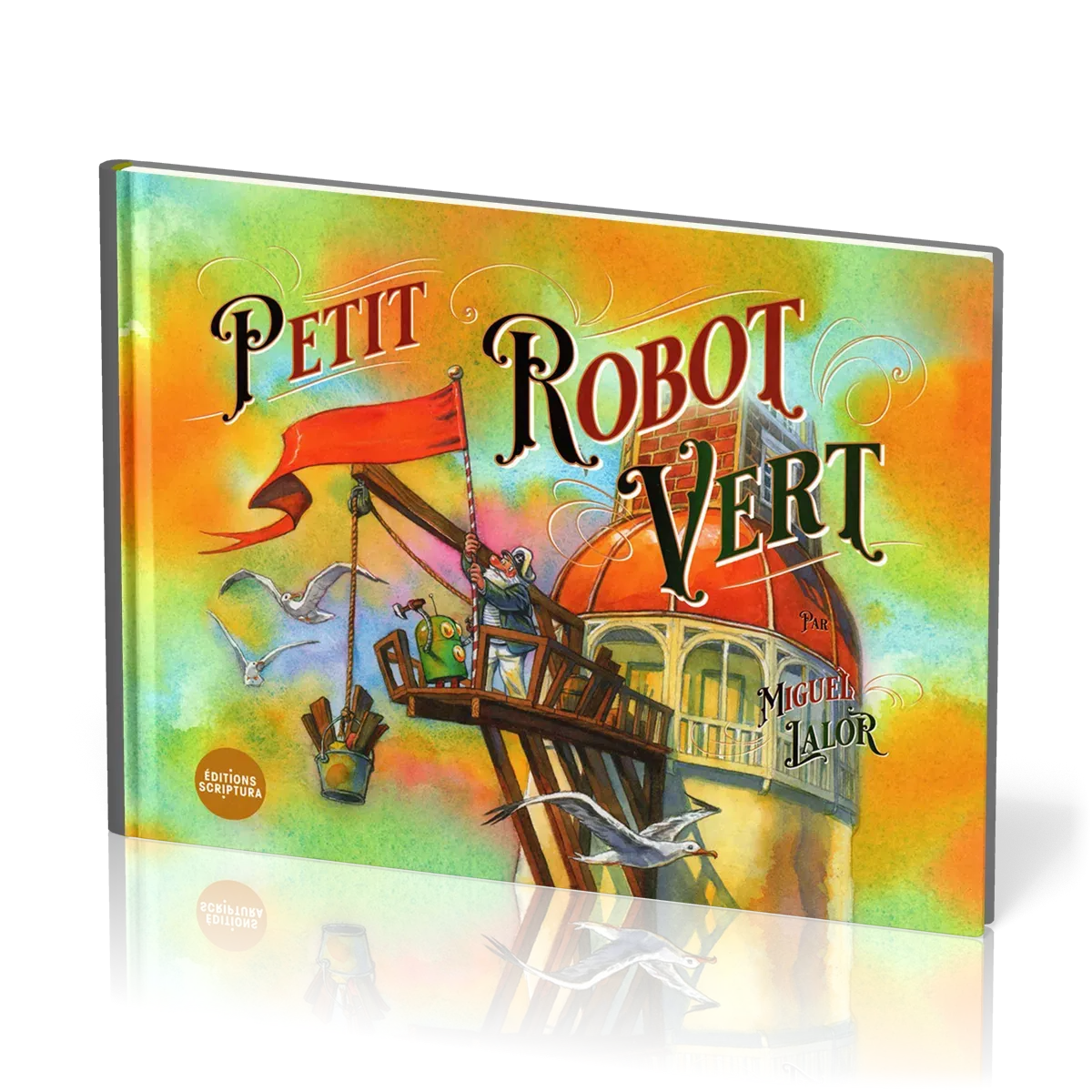 Petit robot vert