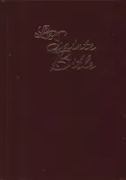 Bible Segond 1910, couverture rigide grenat, gros caractères