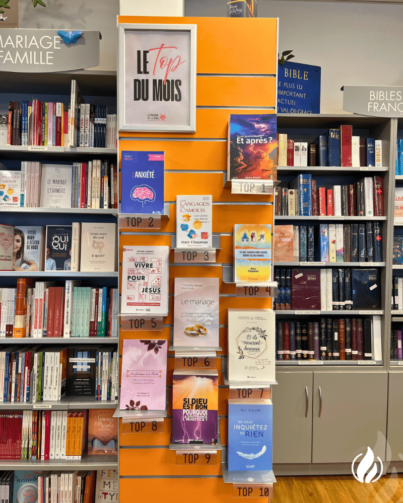  1) On naît, on vit, on meur, Et après ?  2) L'anxiété 3) Les langages de l'amour 4) Ce que j'aurais aimé savoir avant de me marier 5) Vivre pour Jésus 6) Le mariage 7) Et ils vécurent heureux  8) Les femmes de la Bible 9) Si Dieu est bon, pourquoi la souffrance, l'injustice? 10) Ne vous inquiétez de rien  