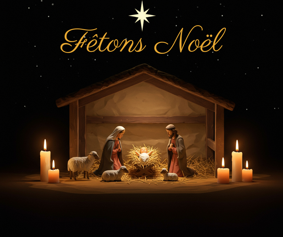  Pour un magnifique temps de Noël dans la joie de la venue de notre Sauveur et Seigneur ! 